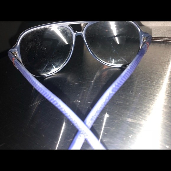 GUCCI men’s blue aviator sunglasses - Picture 5 of 6